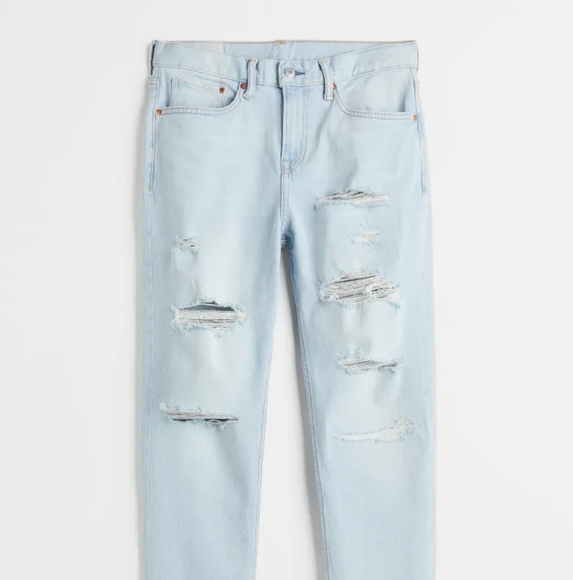 🎉H&M Men Distressed Jeans 👖 - Picture 1 of 8